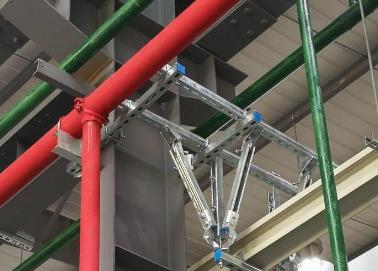 水富该抗震支架的整体式支吊架结构协调性好